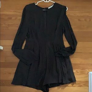 Grey Long sleeve romper